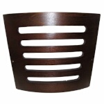 Oak Street SLBACK5LINE - Replacement Chair Back, 5-line, wood finish