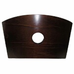 Oak Street SLBACKBULLSEYE - Replacement Chair Back, bulleseye, wood finish