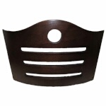 Oak Street SLBACKSHORELINE - Replacement Chair Back, shoreline, wood finish