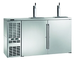 Perlick DDC68 - Draft Beer Dispenser, 2-Section, Stainless Steel, 2 Taps Per Tower