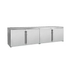 Perlick BBRLP96-SS - Low Profile Back Bar Refrigerator, 4-Section, Stainless Steel Exterior