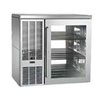 Perlick BBSLP36-G - Low Profile Back Bar Refrigerator, 1-Section, Glass Door