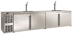 Perlick DDS108 - Draft Beer Dispenser, 4-Section, Stainless Steel, 2 Taps Per Tower