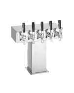Perlick 4006-5BPC4 - Tee Draft Beer Tower, 14-5/8