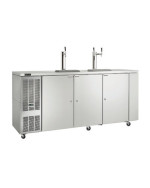 Perlick DDC92 - Draft Beer Dispenser, 3-Section, Stainless Steel, Without Taps