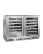 Perlick HC48WW4 - Undercounter Wine Refrigerator, 11.1 cu. ft., Black Exterior