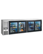 Perlick SDBS108 - Back Bar Refrigerator, Sliding Door, 30.9 Cubic Feet