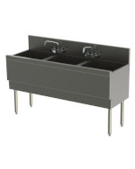 Perlick TSF54M3-EC - (1) Compartment Underbar Sink, 54
