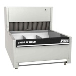 Pitco PCC-28 - Crisp 'N' Hold Food Station, Countertop, 4 Sections, 1780 Cu. In.