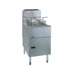 Pitco SG18-SLP - Solstice Fryer, Liquid Propane, 90 Lb., Stainless Steel Tank, Front, Door & Sides