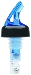 Precision Pourers 114BLC - 1-1/4 oz. collared pourer. Blue in color ( Sold per