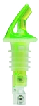 Precision Pourers 118SG - 1-1/8 oz. 3 ball pourer, Green, Sold per Dozen