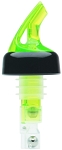 Precision Pourers 118SGC - 1-1/8 oz. collared pourer. Green in color ( Sold per