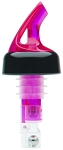 Precision Pourers 118WRC - 1-1/8 oz. collared pourer. Watermelon Red, Sold per D