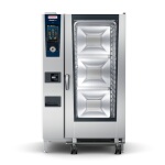 Rational ICP 20-FULL LP 208/240V 1 PH (LM100GG) - iCombi Pro 20 Pan Full-Size Combi Oven, mobile oven rack