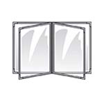 Risch TEDD 5.5X8.5-NYLON - Nylon Menu Cover, 5-1/2