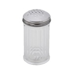Royal ROY CS 12 - Cheese Shaker, 12 oz., plastic base, perforated top, clear, (Case of 12)