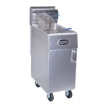 Royal Range REEF-35-2 - Floor Fryer, gas, 35 lb. oil capacity full tank, thermostatic