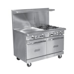 Royal Range RR-8 - Restaurant Range, gas, 48