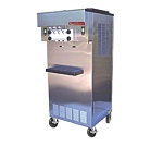 SaniServ 521 - Soft Serve/Yogurt Twist Freezer, floor model, 2 heads, 17 qt. mix capacity (per side)