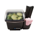 San Jamar BD2002CAR - Mini Dome Condiment Center, holds (1) 1 qt. standard tray, (Case of 6)