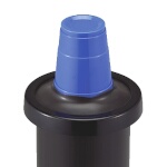 San Jamar C2410CBK - EZ-Fit Cup Dispenser, in-counter, 23-1/4