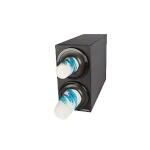 San Jamar C2902BK - EZ-Fit Cup Dispenser, 7-3/4