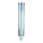 San Jamar C4160TBL - Water Cup Dispenser, small, wall/surface mount, arctic blue, (Case of 24)