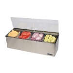 San Jamar FP8244FL - EZ-Chill Self-Service Center, 25-1/8