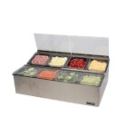 San Jamar FP9248FL - EZ-Chill Food Prep Center, 25-1/4