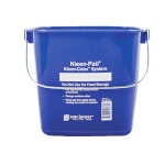 San Jamar KP196KCBL - Kleen-Pail Kleen Color, 6 qt., 