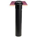 San Jamar L2200C - EZ-Fit Lid Dispenser, in-counter, 23-3/4