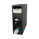 San Jamar L22CS2951BK - Beverage & Lid Cabinet, 7-3/4