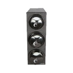 San Jamar L2923BK - EZ-Fit Lid Dispenser, countertop, 7-3/4