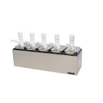 San Jamar P9715 - Condiment Dispenser Station, double well, 24