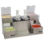 San Jamar P9724 - Condiment Center, self-service, 22-1/2