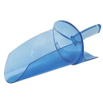 San Jamar SI9500 - Saf-T-Scoop Only, 64-86 oz., domed scoop, polycarbonate, blue, (Case of 6)