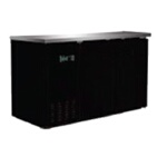 Serv-Ware BB2-24-HC - Back Bar Cooler, two-section, 49-1/10