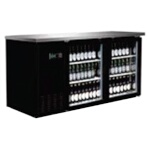 Serv-Ware BB3-24G-HC - Back Bar Cooler, two-section, 61-1/10