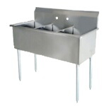 Serv-Ware BS3-1821 - Sink, three compartment, 57