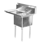 Serv-Ware D1CWP1818 - One Compartment Sink, 23
