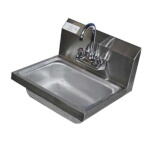 Serv-Ware HS15-CWP - Hand Sink, wall mount, 14
