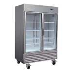 Serv-Ware RR2G-HC - Reach-In Refrigerator, two-section, 53.9