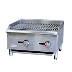 Serv-Ware SCBS-24 - Radiant Charbroiler, countertop, gas, 24