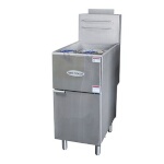 Serv-Ware SGF-40L - Fryer, LP gas, floor model, 35-40 lb oil capacity