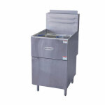 Serv-Ware SGF-70N - Fryer, natural gas, 75 - 80 lb oil capacity, (5) tubes