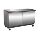 Serv-Ware UCF-48-HC-T - Undercounter Freezer, two-section, 48-1/5