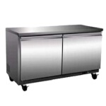 Serv-Ware UCF-60-HC-T - Undercounter Freezer, two-section, 61