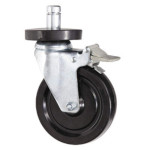 Skibee SKIWCA6BR - Shelving Caster Set, for wire shelving, (4) 5
