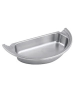 Spring USA 372-66/36/12 - Insert, for sauteuse servers, 2 quart, half round, stainless steel